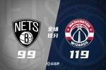 🏀奇才送残阵篮网3连败 萨尔19+6+5帽 贾斯汀&middot;尚帕尼20+7